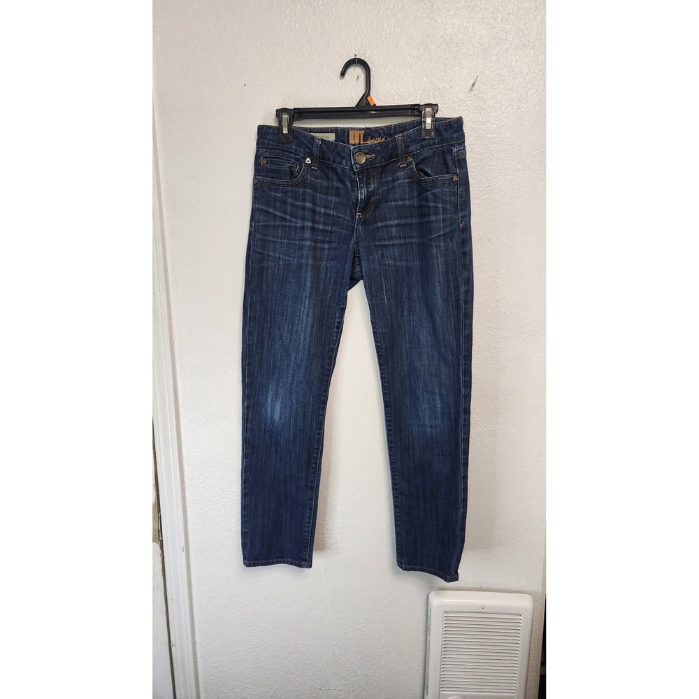 KUT from the Kloth Catherine Boyfriend Jeans Womens 6P Blue Excellent